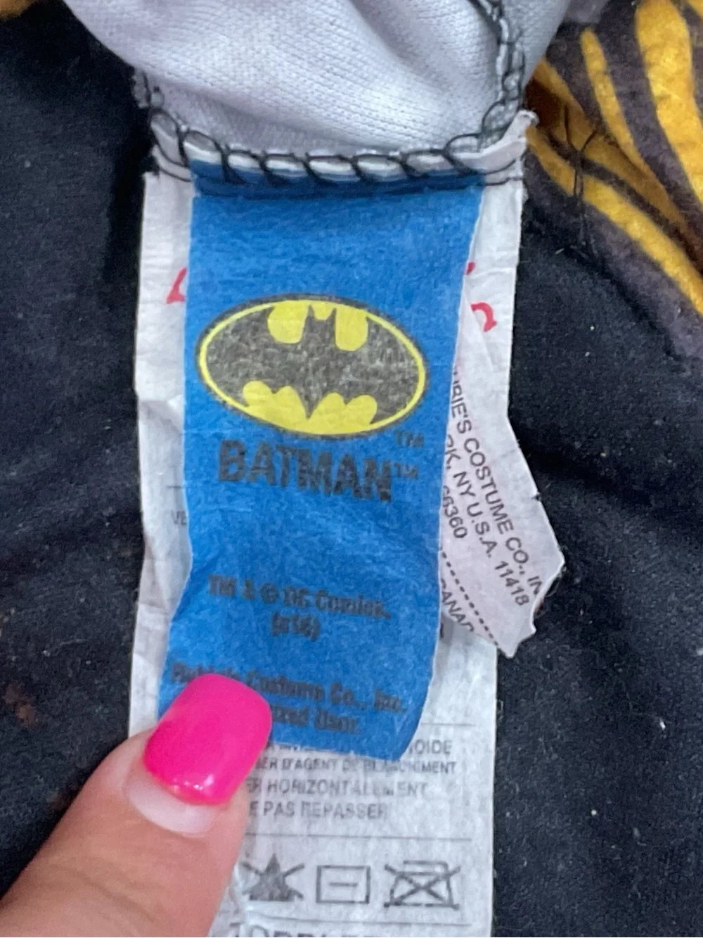 Batman Toddler Costume Set with Mask Good Condition